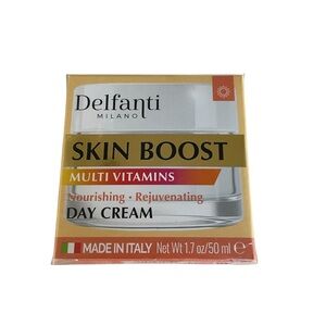 Delfanti Milano Skin Boost Multi Vitamins Day Cream 1.7 Oz New In Box Sealed